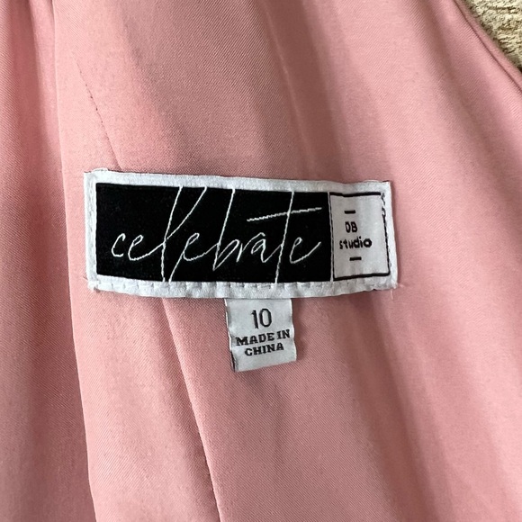 DB Studio Size 10 Elegant Pink Sleeveless Dress - Picture 8 of 8